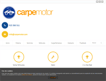 Tablet Screenshot of carpemotor.com